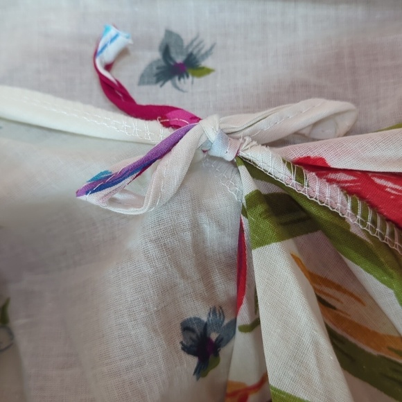 Jopou Romantic Victorian Ruching Floral Maxi Skirt Voile High Waist S NWT - Picture 10 of 10